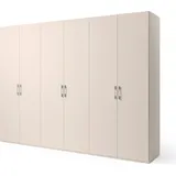 Set One by Musterring Drehtürenschrank Henderson 301 x 223 x 60 cm Beige