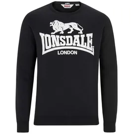 Lonsdale Rundhalspullover Schwarz S