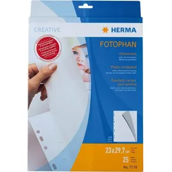 Herma Fotokarton, weiss, 230x297, 25 St.