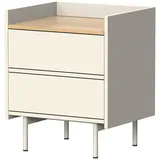 Vicco Nachtschrank Velina 48 x 58 x 40 cm Creme