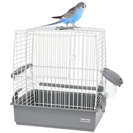 GarPet Vogelkäfig Transport Ausstellung Box Käfig mit Zubehör Wellensittich Weekend