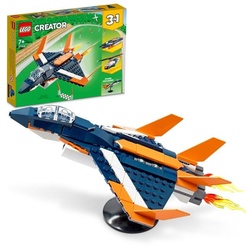 LEGO Creator 31126 3-in-1 Überschalljet, Hubschrauber, Boot, Spielzeug