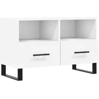 Furnicato TV-Schrank Weiß 80x36x50 cm Holzwerkstoff