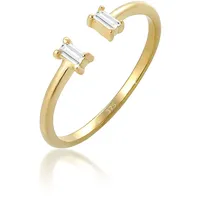 Elli PREMIUM Verlobungsring Topas Edelstein Offen 375 Gelbgold 58 Damen