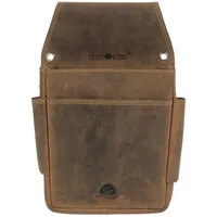GREENBURRY Vintage Kellnerbörse antikbraun