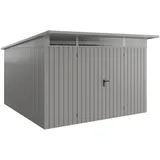 Hörmann EcoStar Gerätehaus 3,10 x 3,10 m Graualuminium