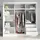 A&J MöbelLand Schiebetürenschrank VIDA 200 x 215 x 59,5 cm Grau/Schwarz