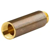 Tradecom Messing Gewinde-Fitting HahnverlängerungIG/AG 3/4" (DN 20) Länge 100 mm - schwere Ausführung