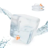 Relaxdays Faltbarer Wasserkanister 3er Set, 20 l