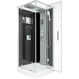 AcquaVapore Duschkabine Komplettdusche Fertigdusche Dusche 100x100 cm ohne 2k Scheiben Versiegelung