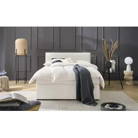 Möbel Kraft Boxspringbett 147 x 104 cm H3 Creme