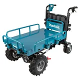 Makita Akku-Schubkarre 2x18V, 300 kg, 0-1,5/3,5 km/h, höhenverstellbare Ladefläche