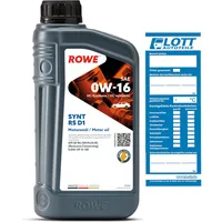 Rowe HIGHTEC SYNT RS D1 SAE 0W-16 (20005)