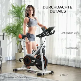 Homcom Heimtrainer Fahrradtrainer schwarz