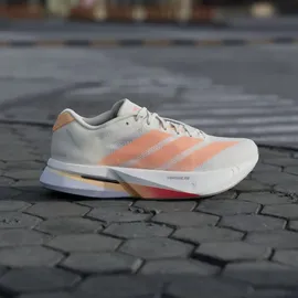 adidas Adizero Boston 13 Damen Off White/Beam Orange/Acid Orange 39 1/3
