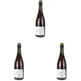 PICA PICA | Gezwitscher | Alkoholfreier Schaumwein | 750 ml | Feine Traube trifft edlen Apfel | Mit Auszügen aus regionalen Kräutern | Vegan (Packung mit 3)