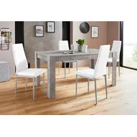 INOSIGN Essgruppe »Lynn160/Brooke«, (Set, 5 tlg.), Tisch mit 4