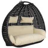 Home Deluxe Hängesessel Twin Deluxe schwarz