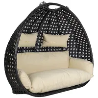 Home Deluxe Hängesessel Twin Deluxe schwarz