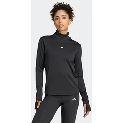 Funktionsshirt ADIDAS PERFORMANCE "TF CR COVER UP", Damen, Gr. XL, schwarz, Obermaterial: 93% Polyester, 7% Elasthan, sportlich, Shirts