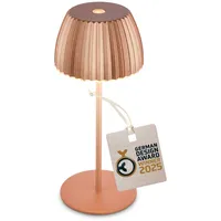 Briloner LED-Akku-Tischlampe Brilo unplugged Riffle Mini LED Tischlampe Akku