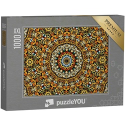 puzzleYOU Puzzle Puzzle 1000 Teile XXL „Aquarell im Vintage-Mandala-Stil“, 1000 Puzzleteile, puzzleYOU-Kollektionen Mandalas, Moderne Puzzles