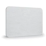 Akustikplatte 120 x 80 cm, runde Ecken, weiß