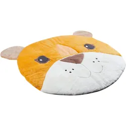 Krabbeldecke STERNTALER "Spieldecke Löwe Leo", gelb (mattgelb), Wohndecken, Kinder, Polyester