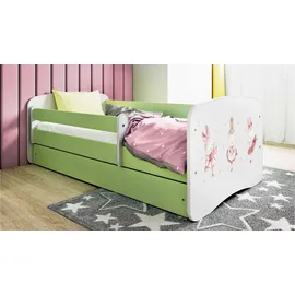 raumhirsch furniture Kinderbett Raumhirsch 80 x 180 cm Holzwerkstoff grün