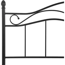 Beliani Antlia 140 x 200 cm Schwarz