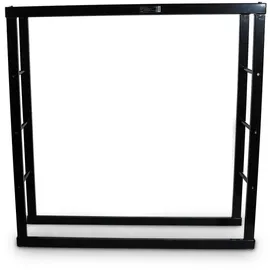 BITUXX Kaminholzständer Metall 100 x 100 cm Schwarz