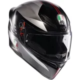 AGV K1 S Lap, Integralhelm - Matt Schwarz/Grau/Rot - XL