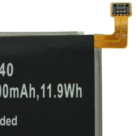 AccuCell Akku passend für Samsung Galaxy A40, Li-Polymer, 3,85V, 3100mAh, 11,9Wh, built-in, ohne Werkzeug