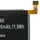 AccuCell Akku passend für Samsung Galaxy A40, Li-Polymer, 3,85V, 3100mAh, 11,9Wh, built-in, ohne Werkzeug
