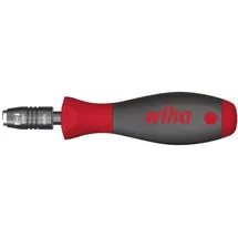 Wiha Schraubendreher mit Bithalter CentroFix mechanisch verriegelbar 1/4" 149 mm