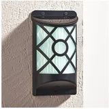 Buri LED Solar-Wandleuchte Wandlampe Außenleuchte Solarleuchte Gartenlampe Dekolicht