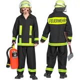 Kostüm Feuerwehr 116 "COSTUME POMPIERE 4/5" - Fasching Karneval Mottopart ...