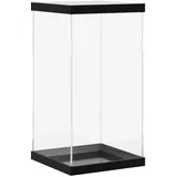 vidaXL Vitrine, Schaukasten Staubschutz, Sammlervitrine für Sammlerstücke Spielzeug Figuren, Ausstellungsbox Acrylbox, Transparent Acryl