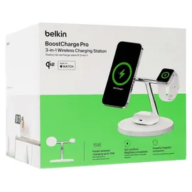 Belkin BoostCharge Pro 3in1 magn.Ladestat.15W ws. WIZ032kqWH