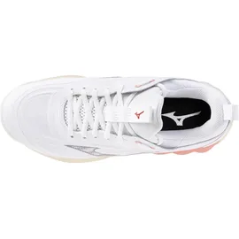 Mizuno Wave Luminous 3 Damen - white/rose elegance/lava falls 42