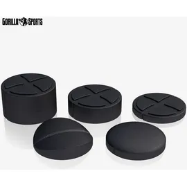Gorilla Sports GORILLA SPORTS® Rückenstrecker - Set, Verstellbar, bis 300 kg - Rückendehner, Rückenretter, Rückentrainer zur Dehnung von Rücken, Wirbelsäul... - Schwarz