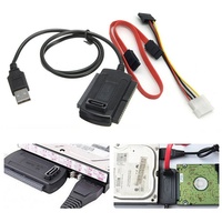 Bolwins B45 3in1 USB 2.0 auf IDE / SATA Kabel Adapter für Festplatte Laufwerk USB-Kabel, (50 cm) schwarz