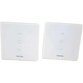 Meross WLAN Rolladenschalter funktioniert mit Homekit, Alexa Rolladen, Smart Jalousien Schalter benötigt Nullleiter, Zeitschaltuhr und Sprachsteue...