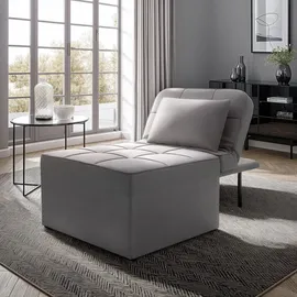 Tectake tectake® Schlafhocker 4 in 1 als Hocker, Sessel, Lounger oder Bett Belastbarkeit 150 kg