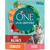 PURINA ONE® DualNature® URI-BALANCE Sterilisiert mit Cranberry, Inhaltsstoff Nr. 1 Lachs (Rabatt für Stammkunden 3%)