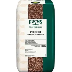 Fuchs schwarzer Pfeffer geschrotet Gewürz, 1,0 kg