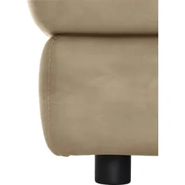 Calia Italia Hocker Gaia Luxus-Microfaser 67 x 44 x 90 cm Beige