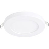 EGLO LED Einbaustrahler Fueva Flex, runde Deckenleuchte, Deckenlampe aus Aluminium und Kunststoff in Weiß, warmweiß, Ø 11,7 cm