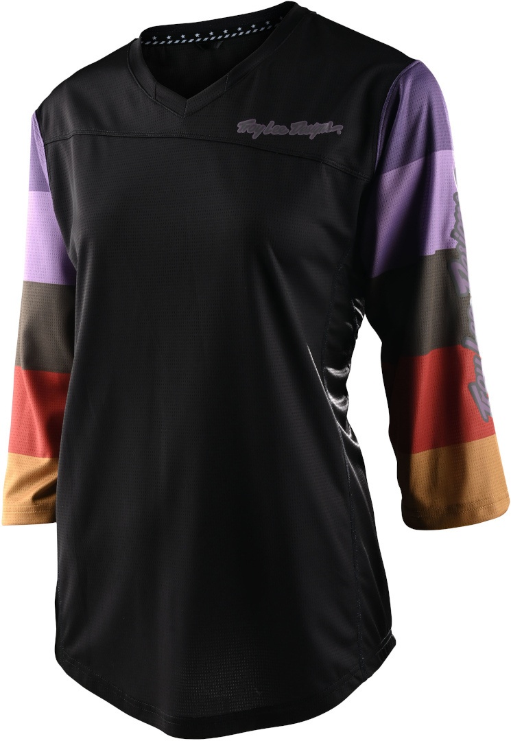 Troy Lee Designs Mischief Rugby Damen Fahrrad Jersey, schwarz-mehrfarbig, Größe L