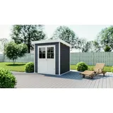Elephant Gin WPC-Gartenhaus S 0,00 x 0,00 m Anthrazit/Weiß